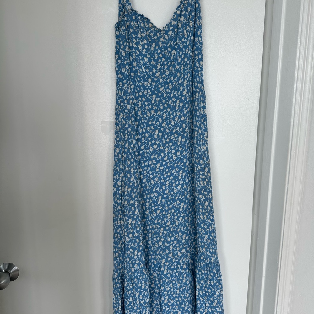 Reformation Nikia Blue Floral Maxi Dress - Picture 3 of 6